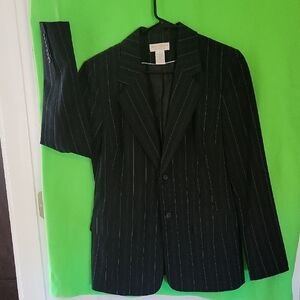 Worthington Black Striped Blazer